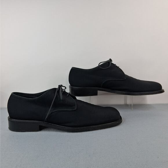 To Boot New York Lace Up Loafers Shoes Men\'s 12M Black Made in Italy